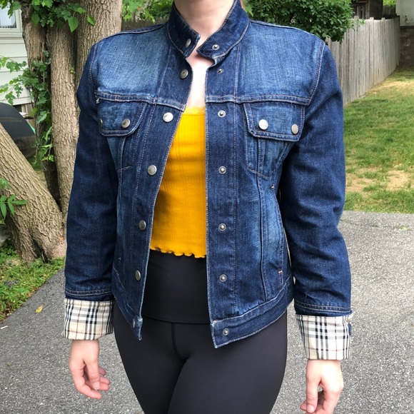 jeans with patterned cuffs